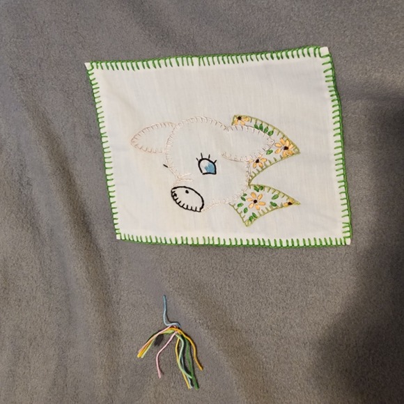 Homemade Winnie The Pooh Baby Blanket‎ Fleece Back & Embroidered - Picture 8 of 12